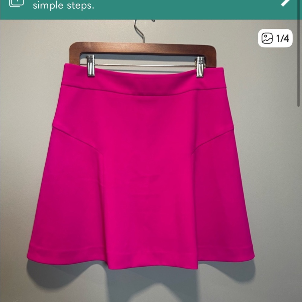Express Pink A-Line Mini Skirt for Night Out